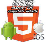 Enter Android IOS compatible HTML5 Website for Artistic Touch