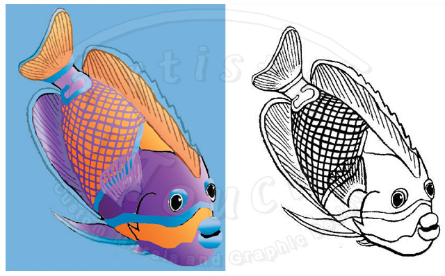 Majestic Angel Fish
