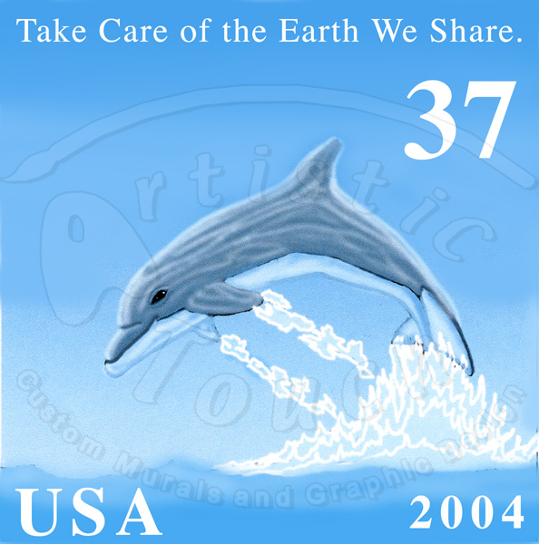 Dolphin Stamp