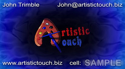 Artistic Touch Business card sample